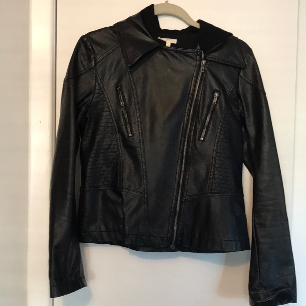 Hooded Moto Jacket